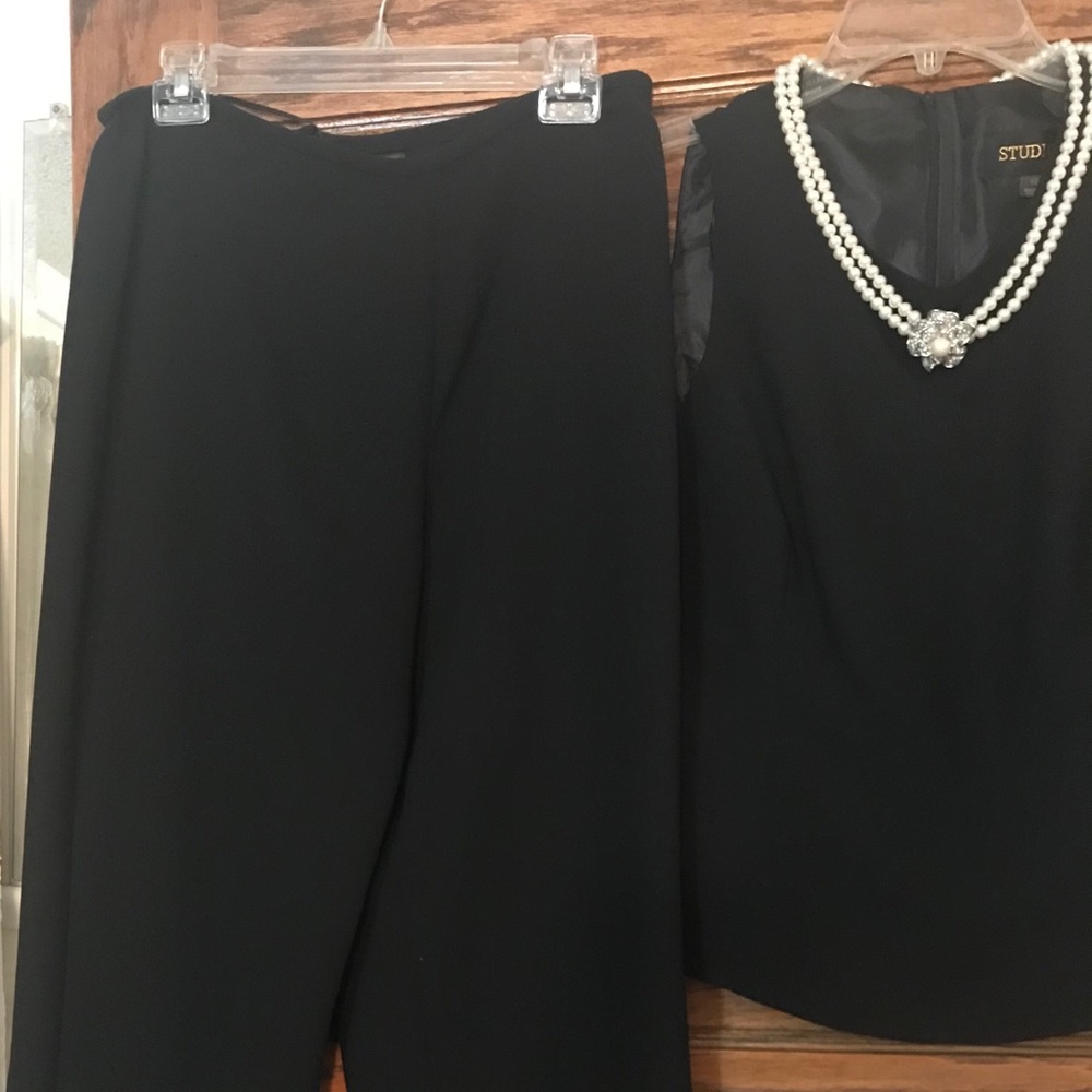Brand New Gorgeous Black Top and Pants